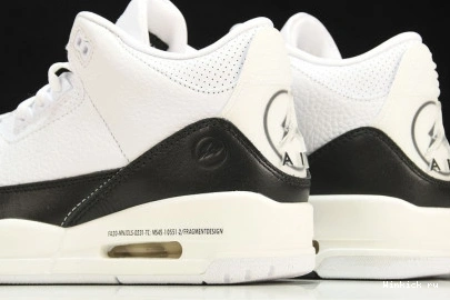 BLACK JORDAN WHITE AIR 3 FRAGMENT 1001